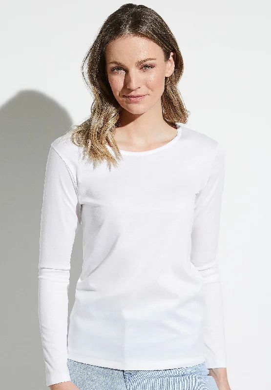 Pureness | T-Shirt langarm - weiss
