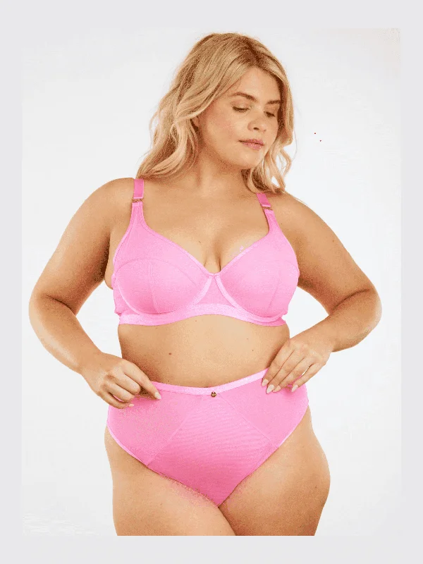 Soft Mesh Control High Waist Brief