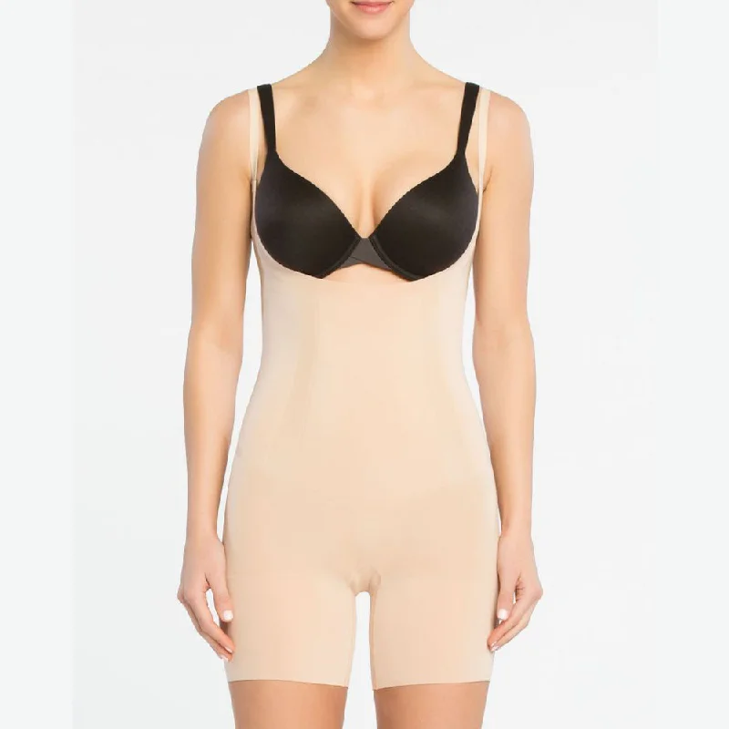 OnCore Open-Bust Mid-Thigh Bodysuit