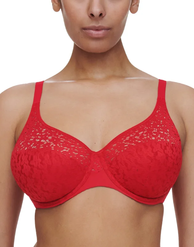 Chantelle Norah Comfort Poppy Red Smooth Unlined Bra 13F1