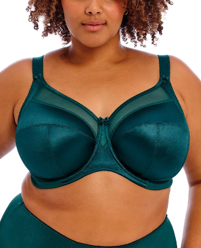 Goddess Keira Deep Teal Unlined Bra 6090