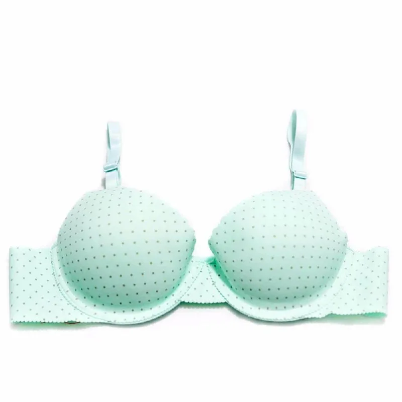 Pistachio Polka Dots Double Padded Bra