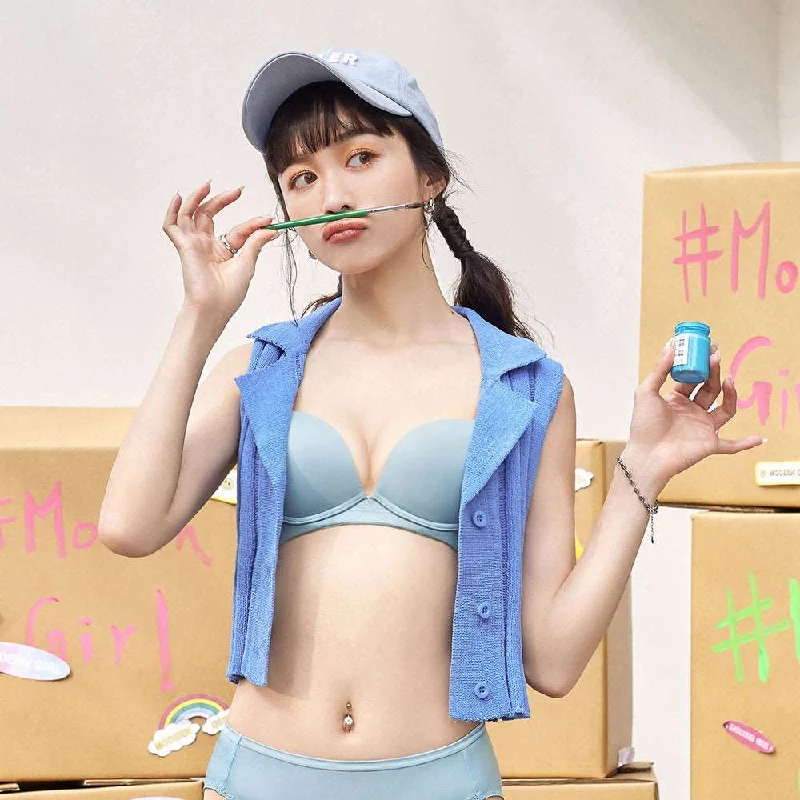 【買一送一】無比集中胸圍 (天灰藍) 葵芳門市可試身