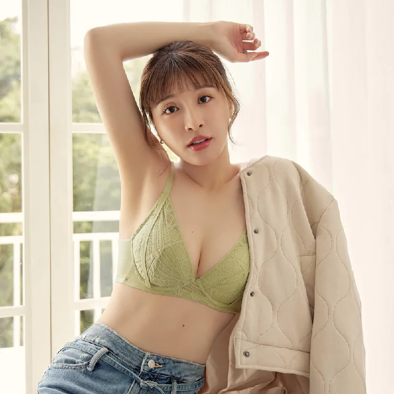 【無壓Push-Up】啵提集中胸圍 琉璃綠