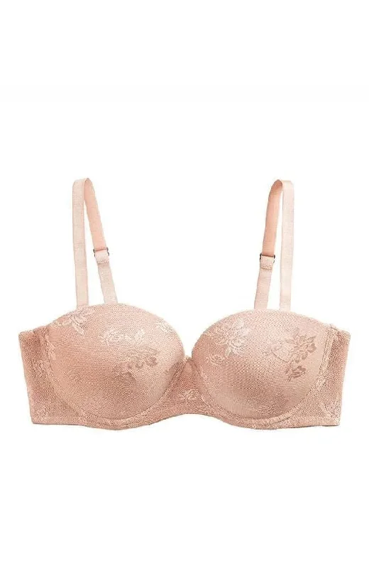 Sascha Lace Strapless Push Up Bra