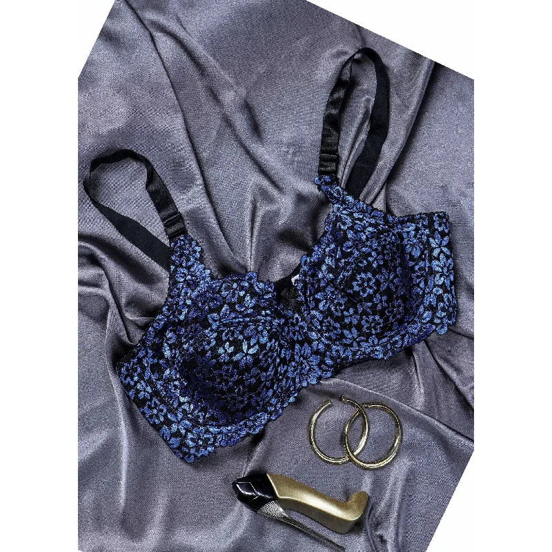 Spirea - Light Padded Wired / Non Wired Floral Mesh Bra