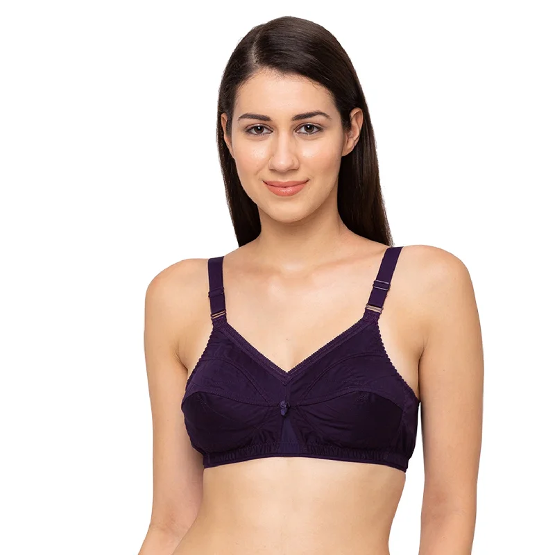 Matinee - Cotton Plain Bra Magenta