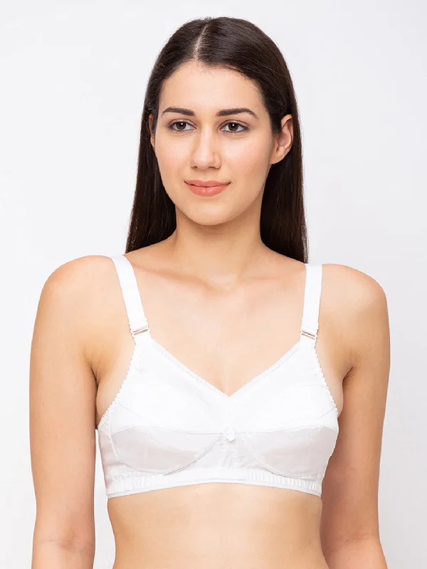 Matinee - Cotton Plain Bra White