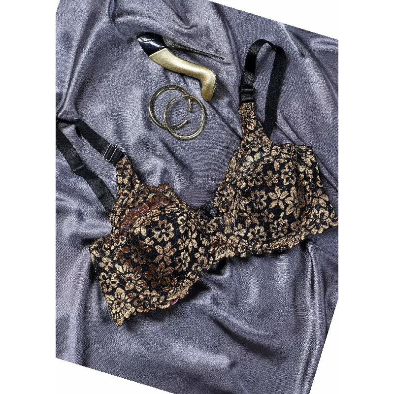 Spirea - Light Padded Wired / Non Wired Floral Mesh Bra