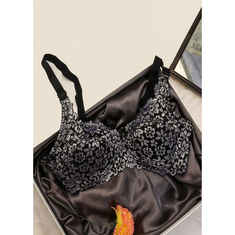 Spirea - Light Padded Wired / Non Wired Floral Mesh Bra