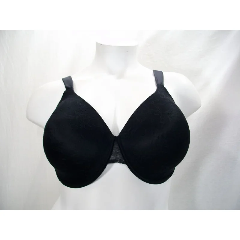 Avenue Body Lace Covered Contour Molded Cup Underwire Bra 42DDD Black