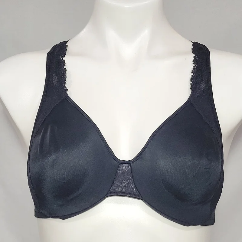 Bali 3318 No Poke Seamless Underwire Bra 34B Black