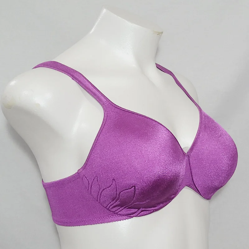 Bali 3353 Live It Up Seamless Underwire Bra 38C Hyacinth Violet NEW WITH TAGS