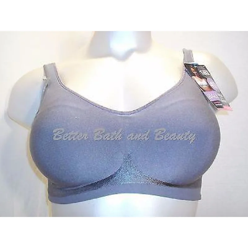 Bali 3488 Comfort Revolution Smart Sizes Wireless Bra SMALL Excalibur Gray NWT