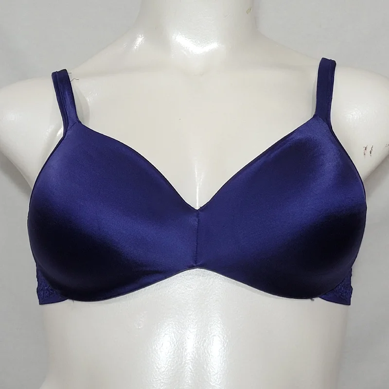 Bali 3508 Comfort Indulgence Back Smoothing Underwire Bra 38C Navy Blue NWT