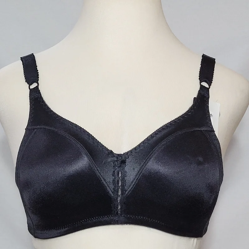 Bali 3820 Double Support Wirefree Bra 34D Black