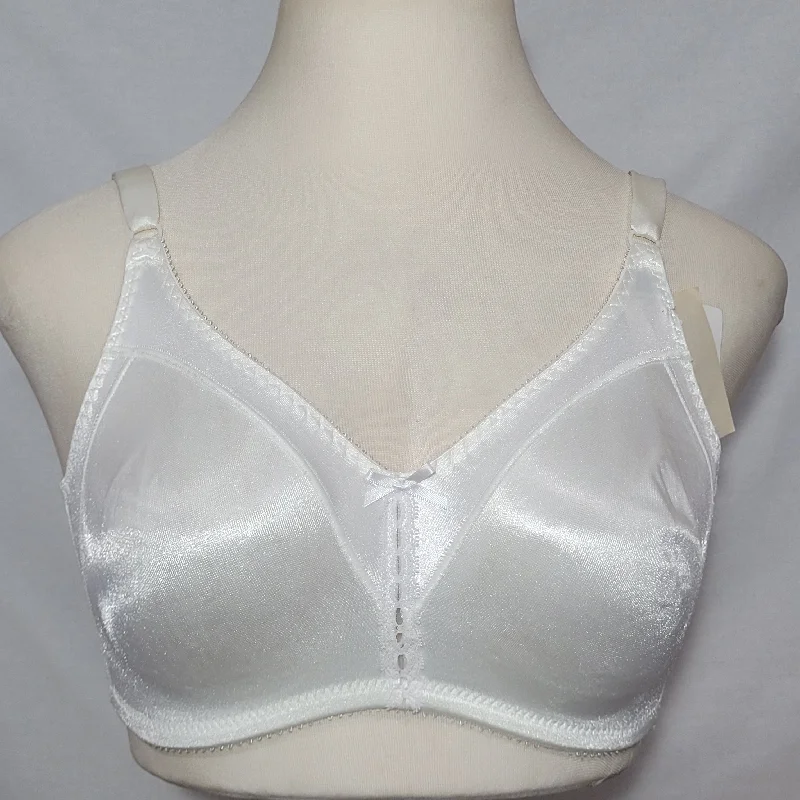 Bali 3820 S121 Double Support Wirefree Bra 36DD White NEW WITH TAGS