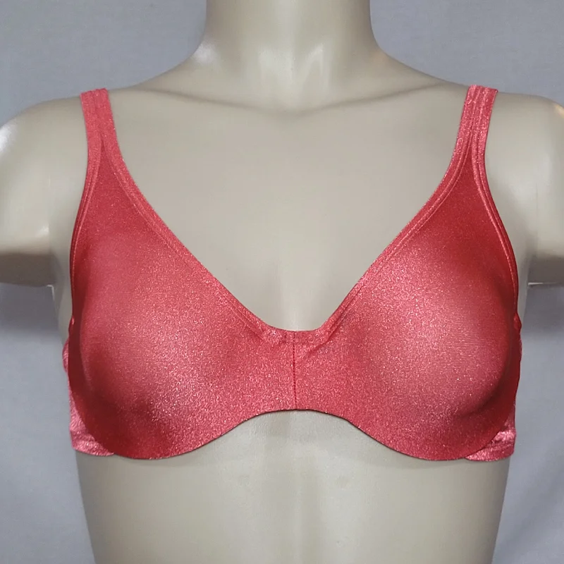Bestform 6482 Unlined Semi Sheer Seamless Cup Underwire Bra 34B Coral