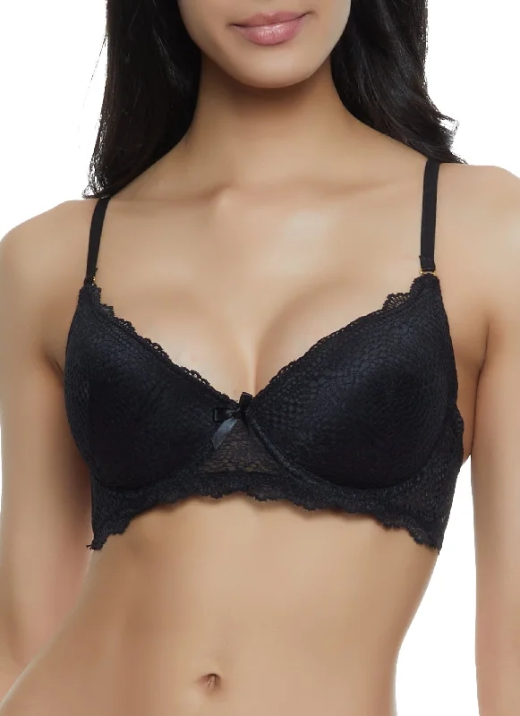 Convertible Strap Plunge Bra