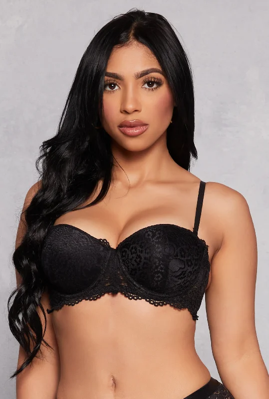 Scalloped Lace Balconette Bra | Convertible to Strapless