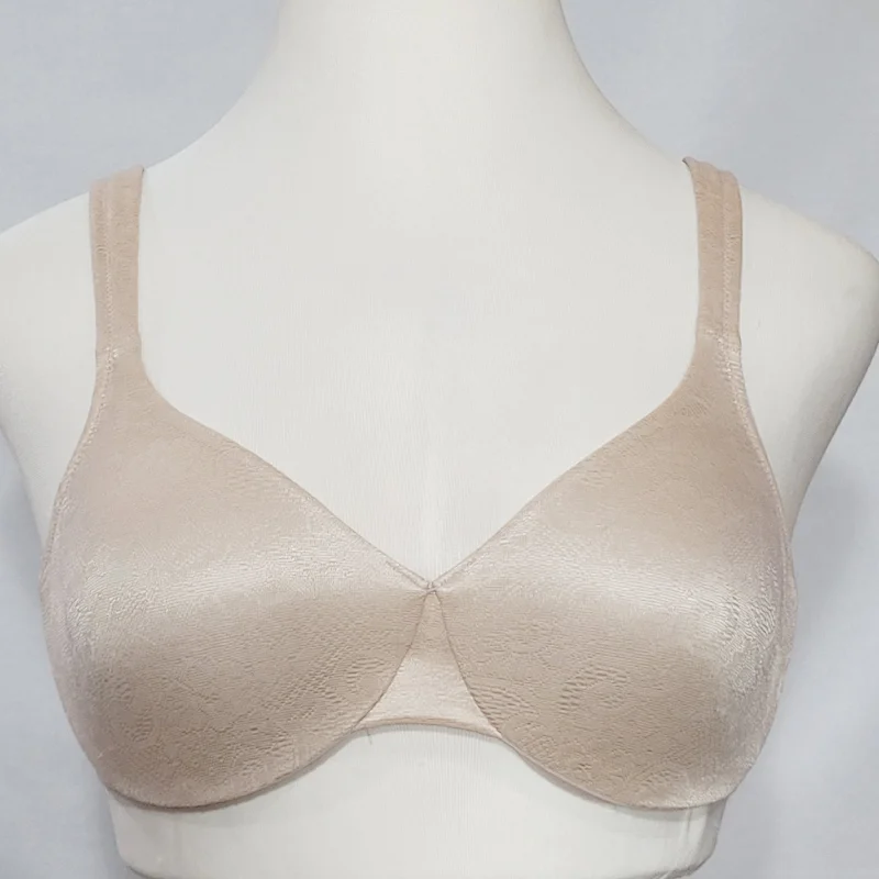 Cabernet Y92BN309 Seamless Shimmer Lace Underwire Bra 34D Nude