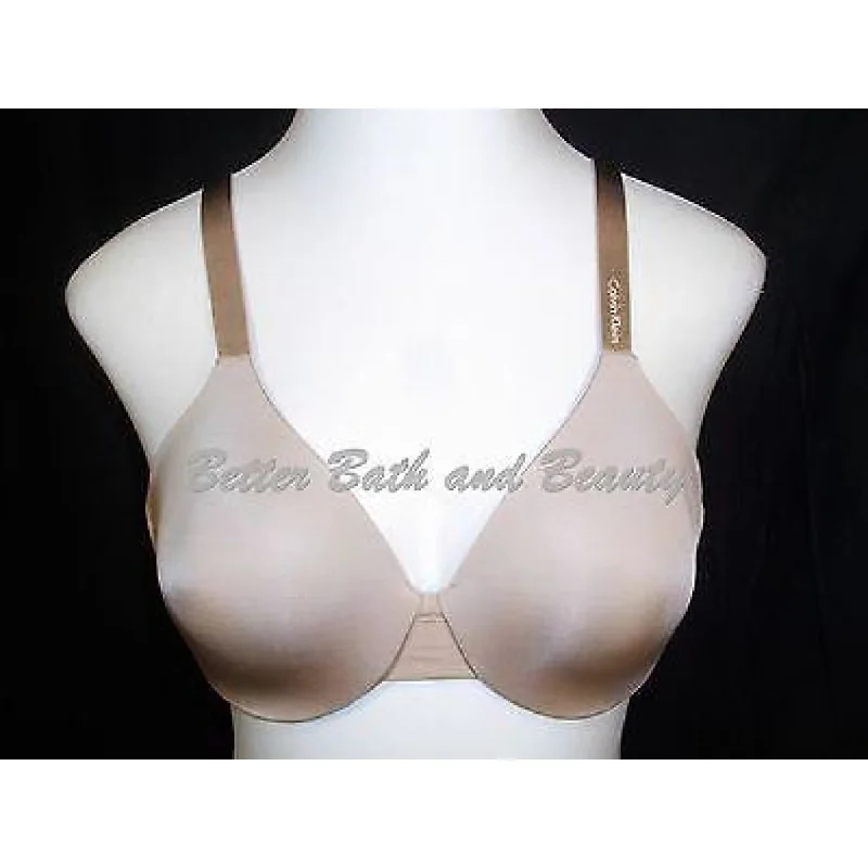 Calvin Klein F2893 Perfectly Fit Seductive Comfort Contour UW Bra 38C Nude