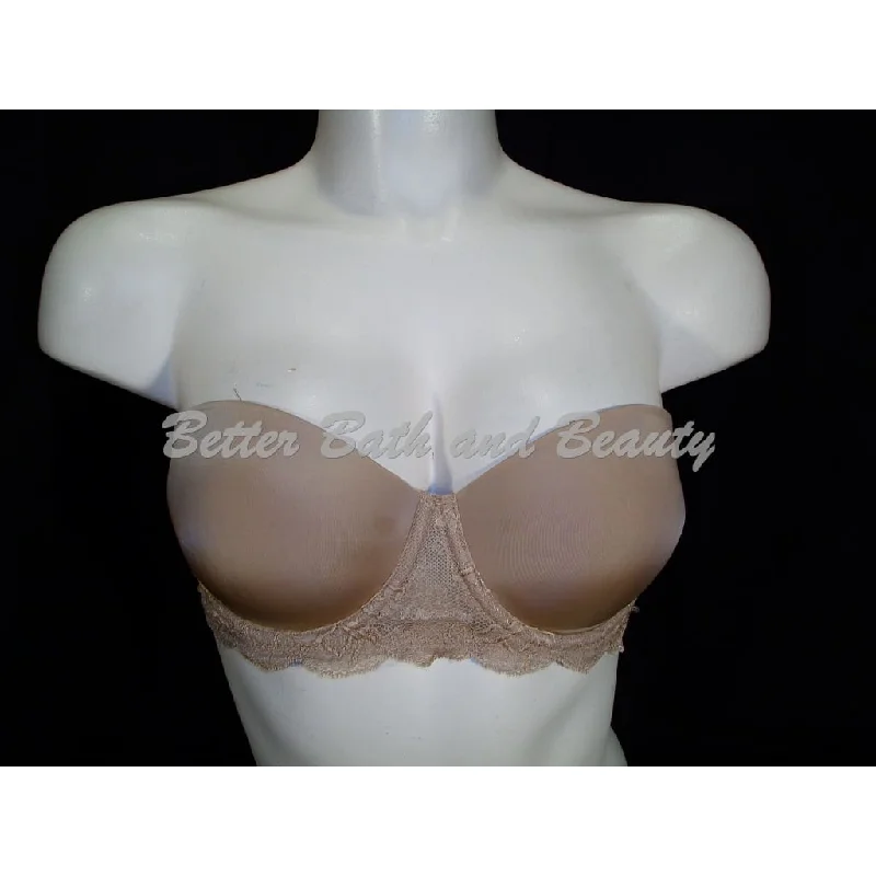 Calvin Klein F2934 Seductive Comfort Customized Lift Strapless Bra 32D Nude