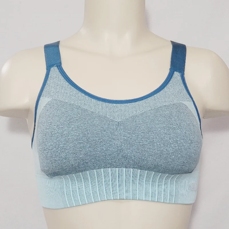 Champion B9477 Seamless Shape Wire Free Y-Back Bra MEDIUM Caste Teal NWT