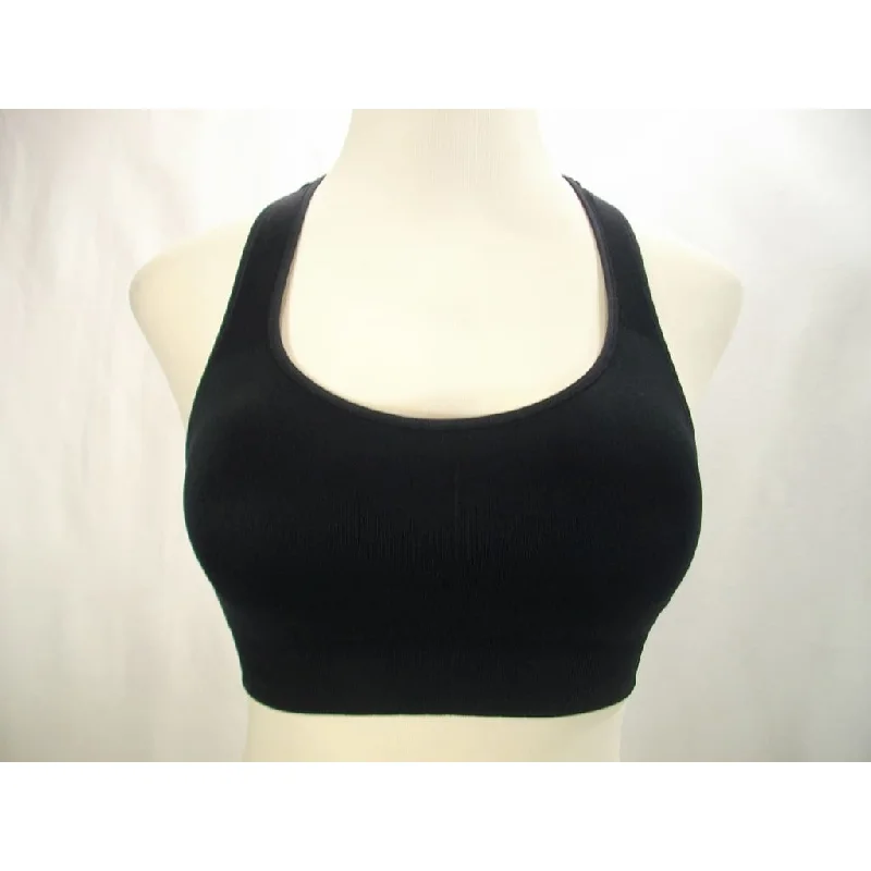 Champion N9169 9169 Wire Free Racerback Sports Bra Size SMALL Black