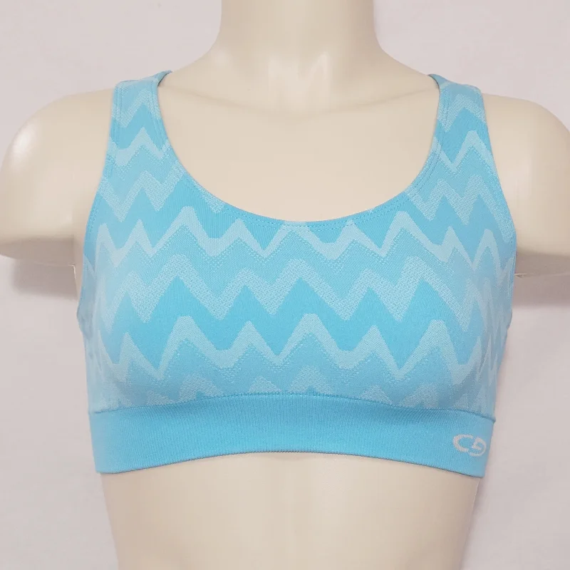 Champion N9525 Duo Dry Max Racerback Wire Free Sports Bra XS X-SMALL Blue NWT
