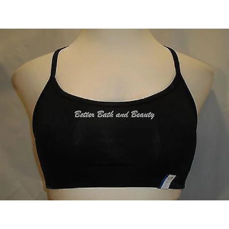 Champion N9572 Racerback Sports Bra Large Black & Pink NEW WITH TAGS