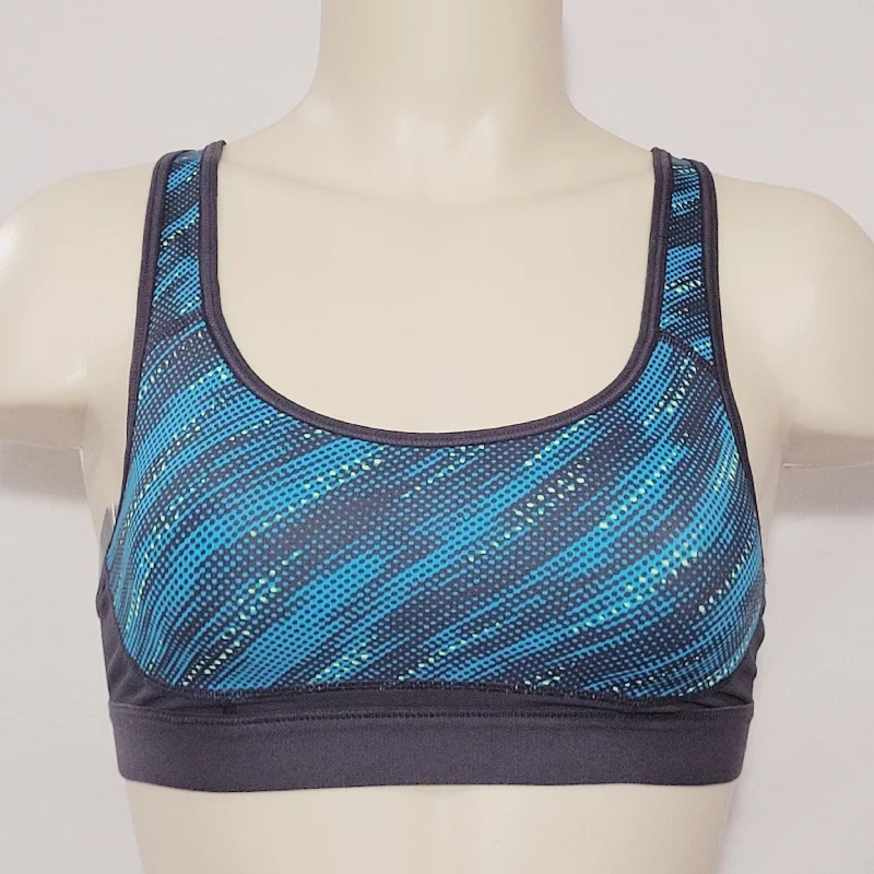 Champion N9646 9646 Power Core Max Wire Free Sports Bra XS X-SMALL Blue Multi NWT