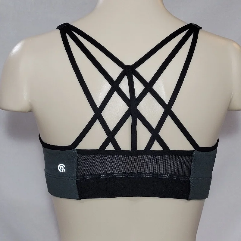 Champion N9688 Strappy Cami Wire Free Sports Bra XS X-SMALL Deep Pine Green NWT