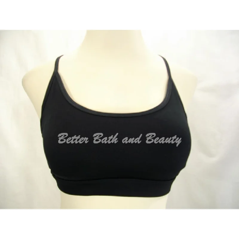 Champion N9701 Strappy Back Cami Sports Bra MEDIUM Black NWT