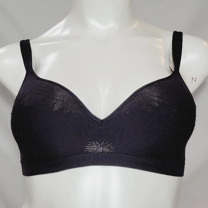 Bali 3463 Comfort Revolution Wire Free Bra 36C Black NEW WITH TAGS