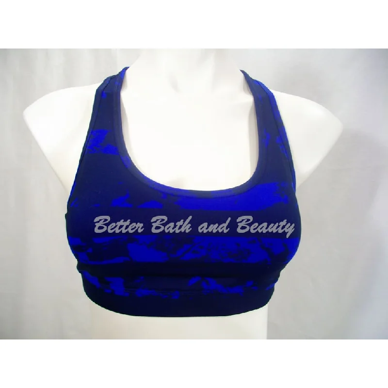 GapFit Gap Fit Wire Free Racerback Bra SMALL Blue & Black