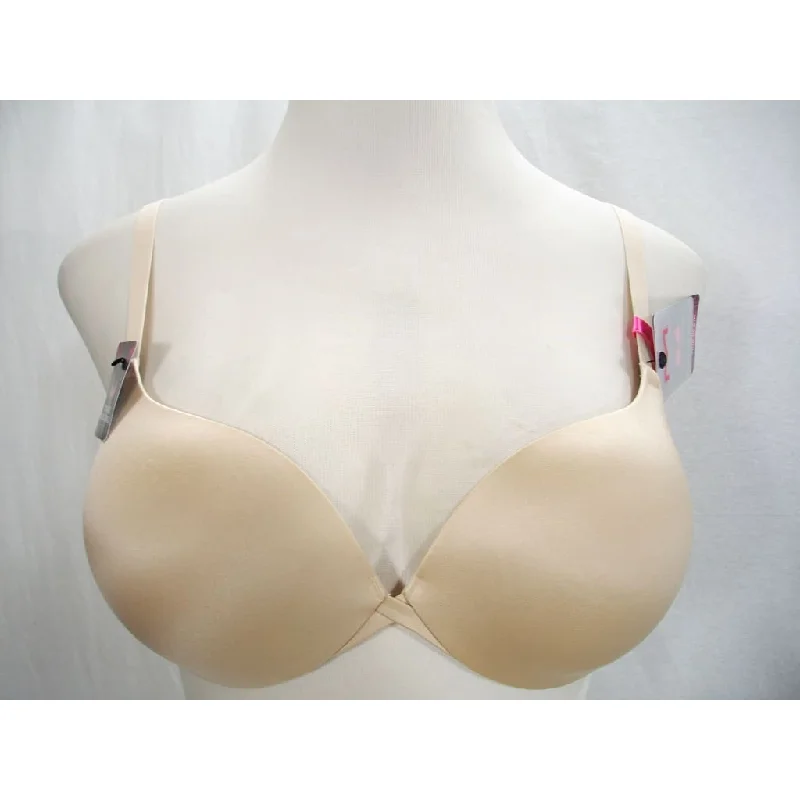 Maidenform DM9900 Center of Attention Satin and Lace Demi UW Bra 34A Nude NWT