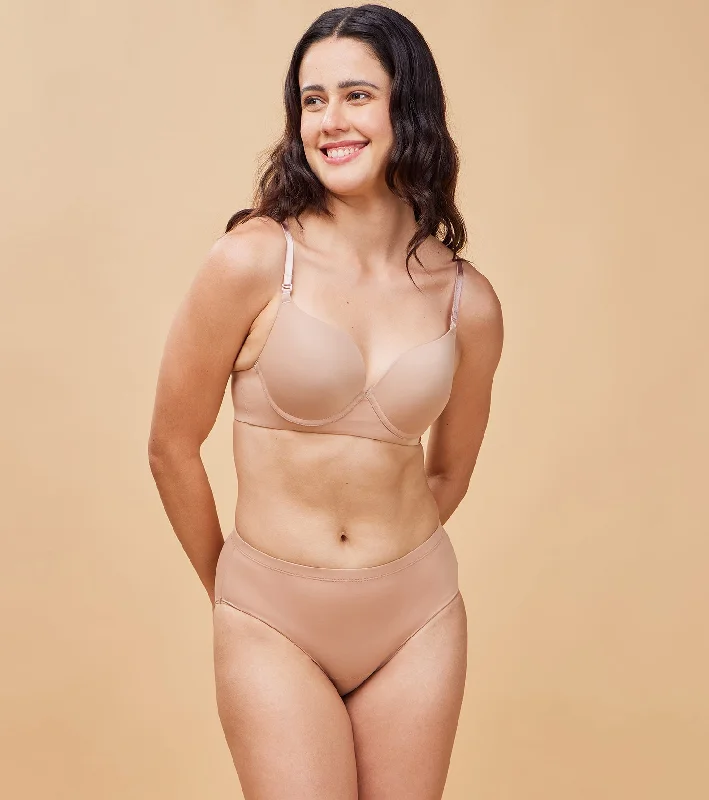 Enamor Body Transform F114 Air Brush Multiway Plunge Push-Up Bra for Women- Medium Coverage, Padded and Wired Enamor Body Transform F114 Air Brush Multiway Plunge Push-Up Bra for Women- Medium Coverage, Padded and Wired