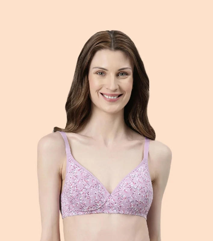 Enamor Perfect Coverage Supima Cotton T-Shirt Bra For Everyday Comfort - Padded, Non-Wired Bra & Medium Coverage Bra | A039 Enamor Perfect Coverage Supima Cotton T-Shirt Bra For Everyday Comfort - Padded, Non-Wired Bra & Medium Coverage Bra | A039