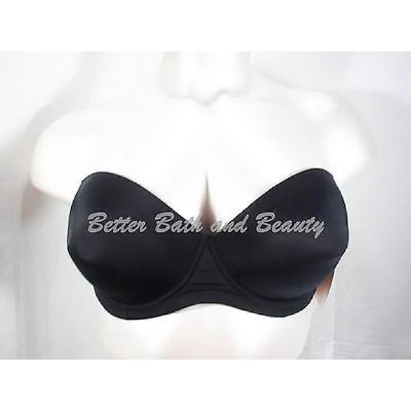 Enchanting Special Occasion Strapless Underwire Bra 40D BLACK NWT