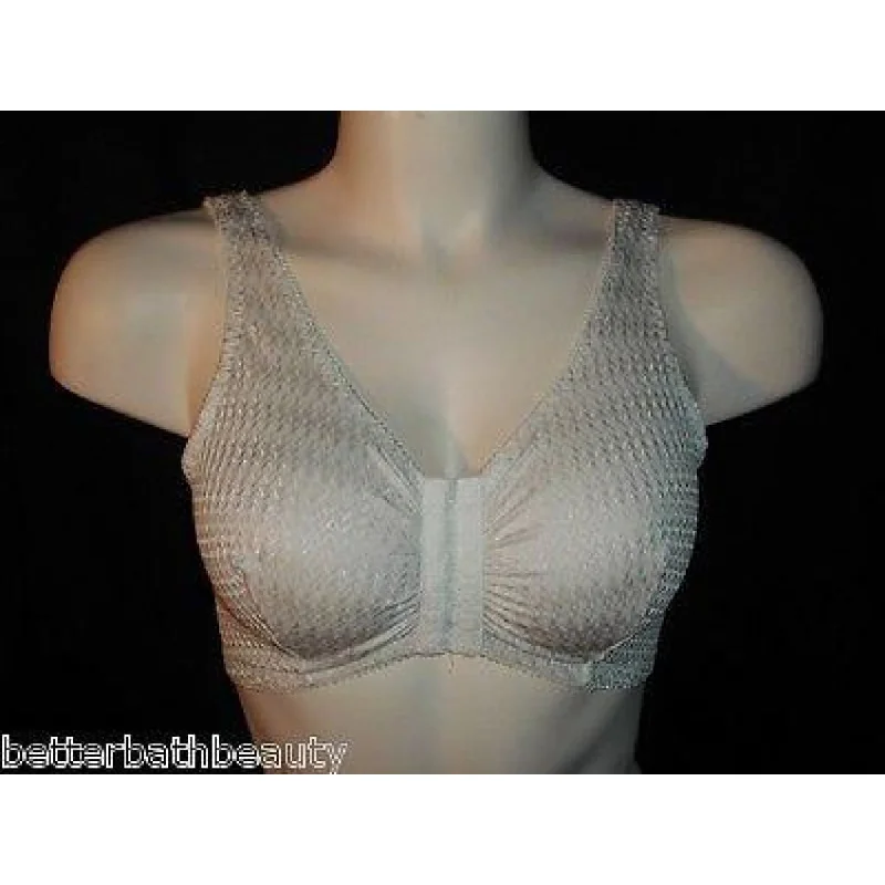 Exclusively Yours 30759 Front Close Leisure Sleep Bra SIZE 36 White