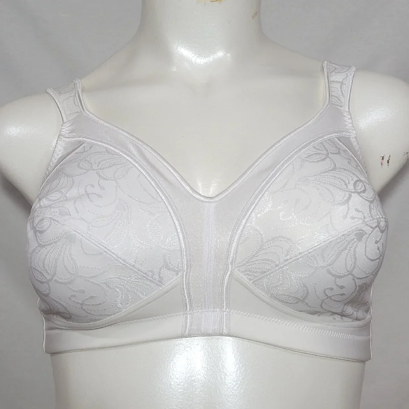 Exquisite Form 706 5100706 Wire Free Bra 38DD White NEW WITHOUT TAGS