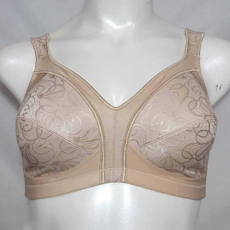 Exquisite Form 706 5100706 Wire Free Bra 40C Nude NEW WITHOUT TAGS