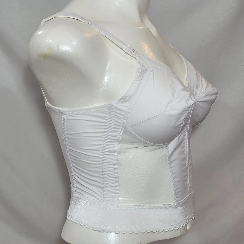 Exquisite Form 7532 Longline Posture Bra 36C White NEW WITHOUT TAGS