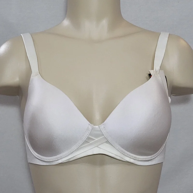 Hanes HC10 Criss Cross Lift Wire Free Bra 36C White NWT