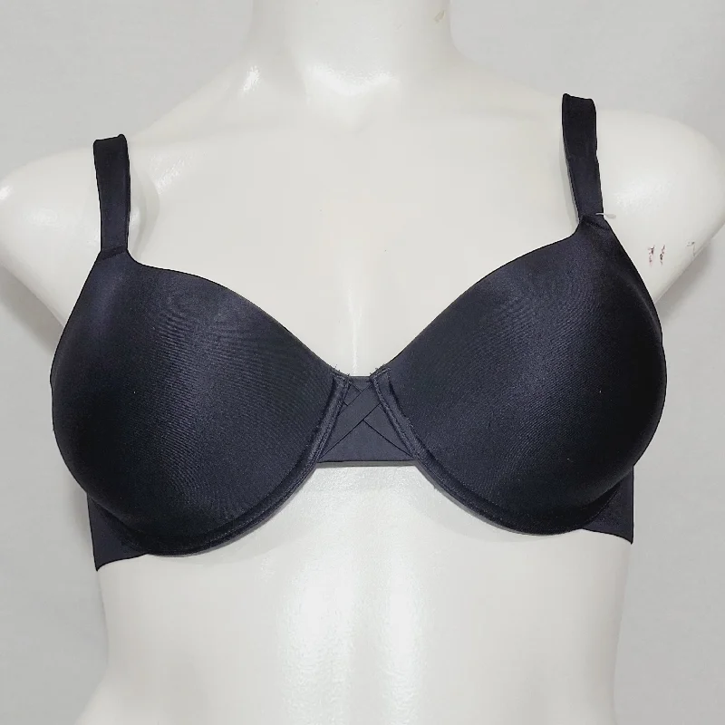 Hanes HC11 Criss Cross Lift Underwire Bra 38C Black NEW WITH TAGS