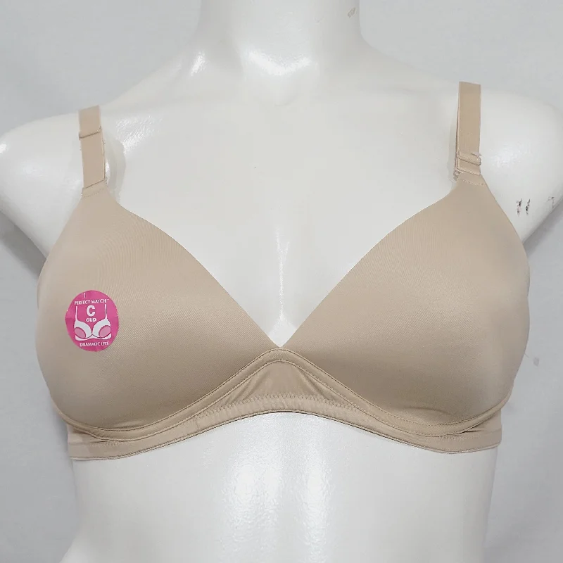 Hanes HC58 Lift Perfection Wire Free Bra 38C Nude NEW WITH TAGS