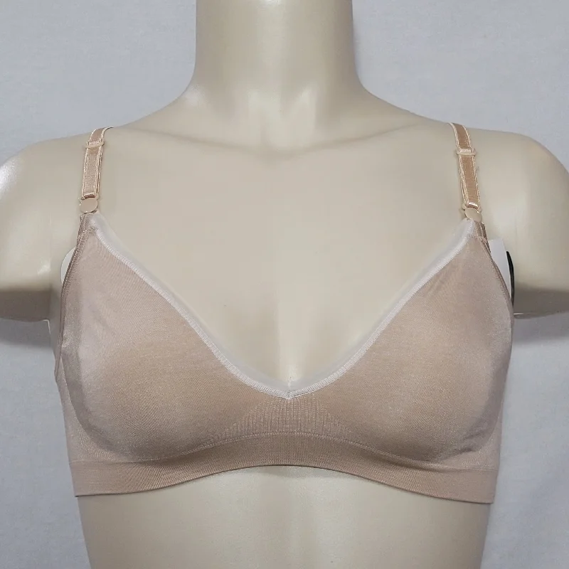 Hanes HCC2 ComfortFlex Seamless Wirefree Bra SMALL Nude NWT