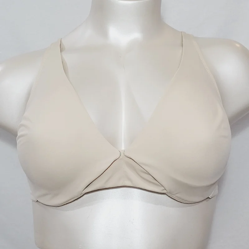 Lamaze Maternity Nursing Front Snap Close Underwire Bra 42DD Nude
