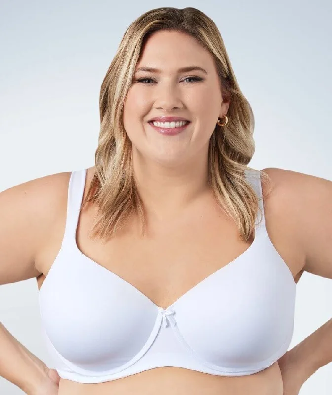Leading Lady Lightly Padded Underwired T-Shirt Bra - White